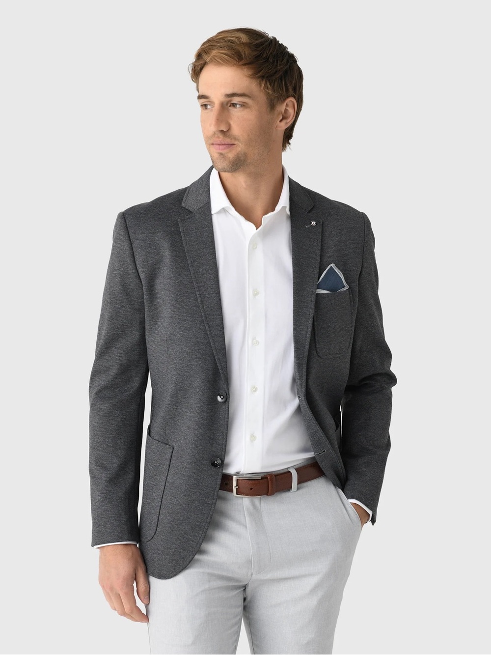 BLUE INDUSTRY Heathered Jersey Jacket